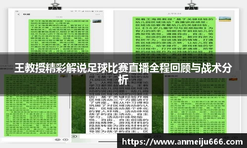 王教授精彩解说足球比赛直播全程回顾与战术分析